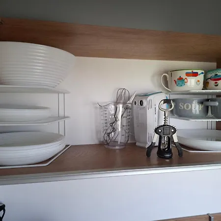 Larenta стилни с 2 спални и гледка море в влас Lejlighed